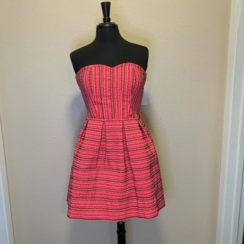 Aina Be strapless mini dress